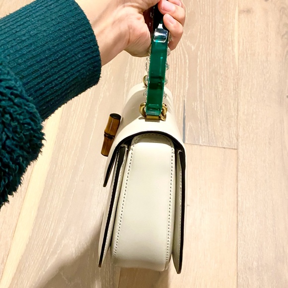 Gucci Crystal Bamboo Top Handle Bag - Picture 8 of 10